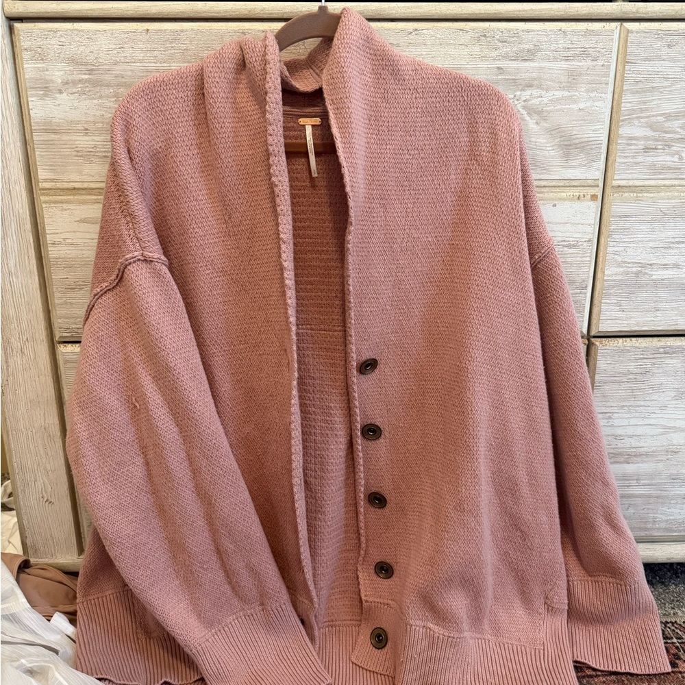 Free people oversized cardigan